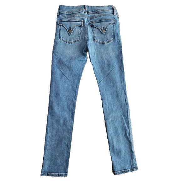 Hudson Los Angeles Jeans Women's Size 30 (30x28) Blue Collin Skinny Flap Pocket - Picture 3 of 16